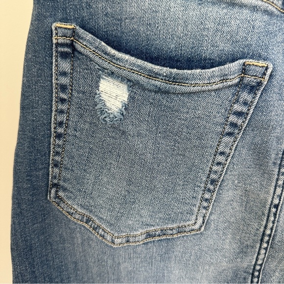 SP Black Label Casual Pencil Mini Denim Skirt with Frayed Edge Size Small - Picture 3 of 14